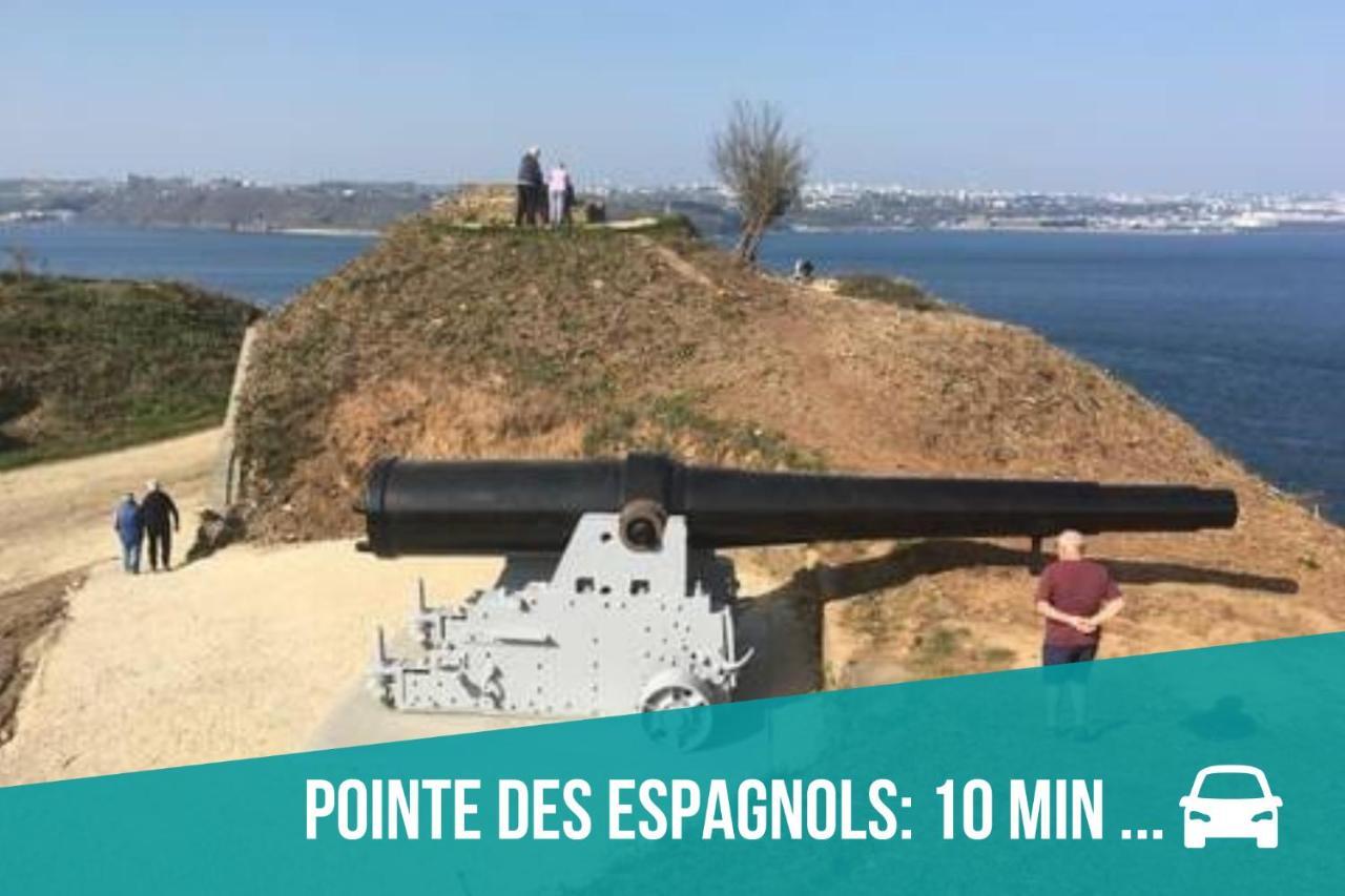 Authentique Penty Au Coeur Du Bourg Daire Roscanvel Dış mekan fotoğraf